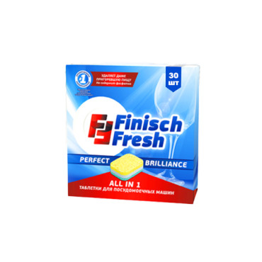 Таблетки для посудомоечных машин Finisch Fresh, 30 шт/уп Таблетки для посудомоечных машин Finisch Fresh, 30 шт/уп