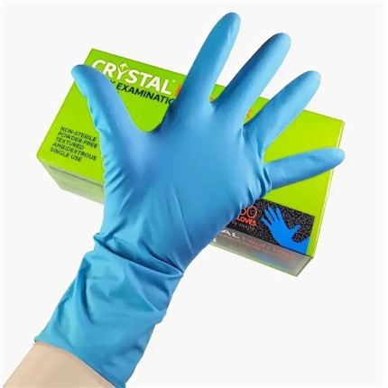 Перчатки латексные CRYSTAL HIGH RISK EASY, 25 пар